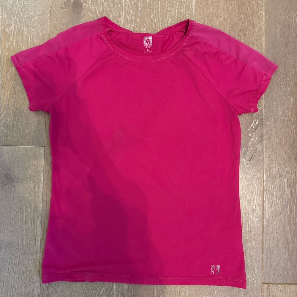 Anne Klein Sport Fuchsia Active Top